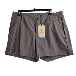 Prana Alana Women's Short 5" Dark Iron Size 14